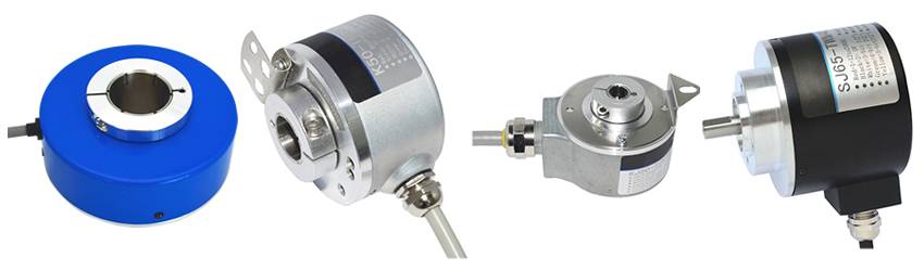 different encoder with glass disc.