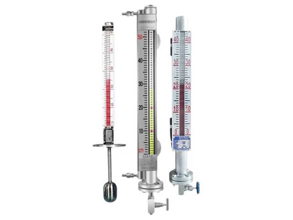 Three top-mounted & side-mounted magnetic level gauges