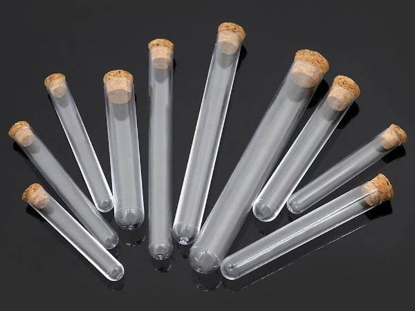 Packaging glass test tube with different specifications.